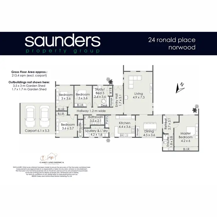 Floorplan of Homely house listing, 24 Ronald Place, Norwood TAS 7250