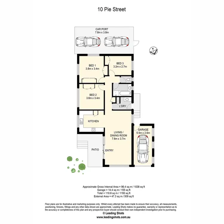 Floorplan of Homely house listing, 10 Pie Street, Aspley QLD 4034