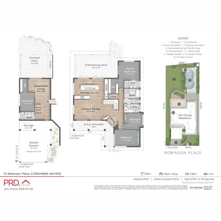 Floorplan of Homely house listing, 14 Robinson Place, Currumbin Waters QLD 4223