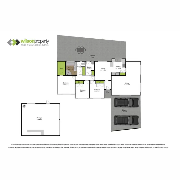 Floorplan of Homely house listing, 3 Megan Place, Traralgon VIC 3844