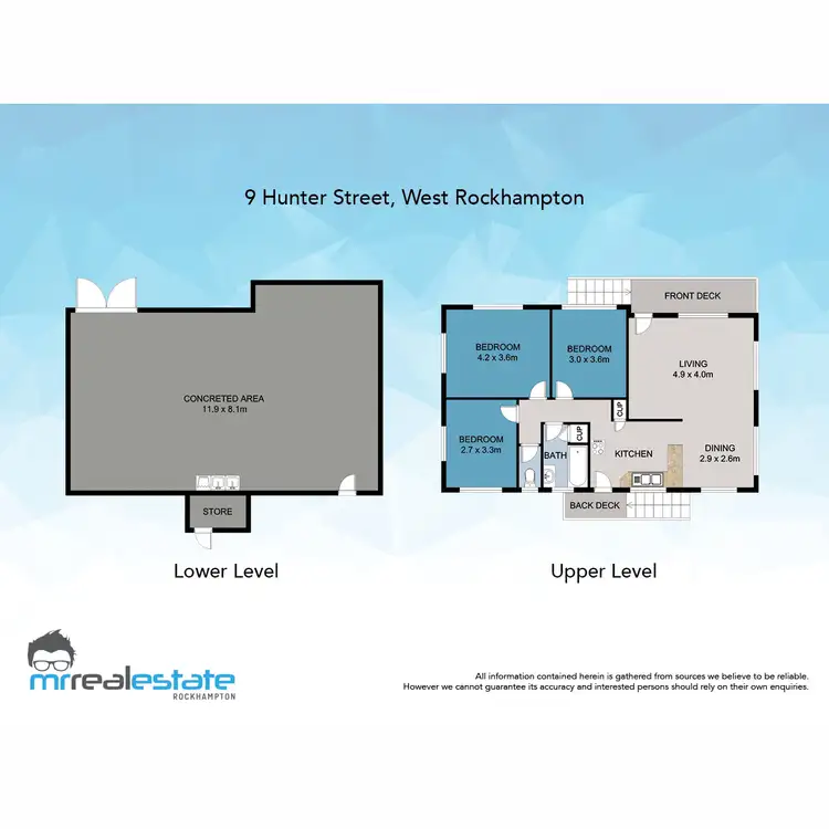 Floorplan of Homely house listing, 9 Hunter Street, West Rockhampton QLD 4700
