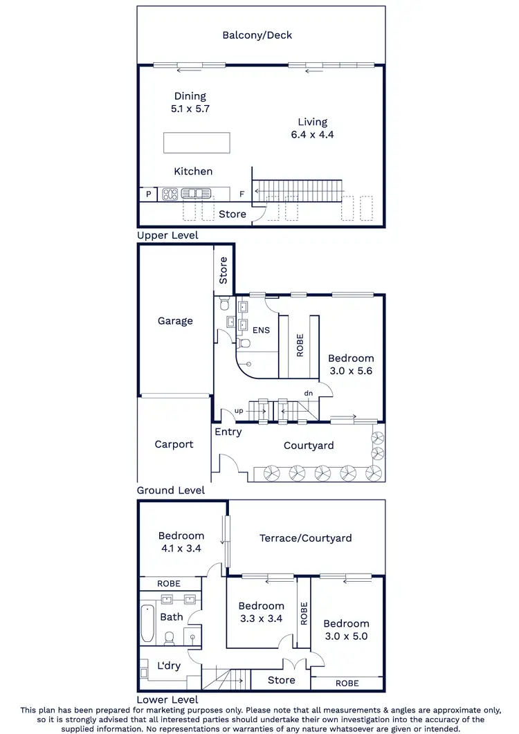 Floorplan of Homely house listing, 5 Cairncross Lane, Kensington VIC 3031