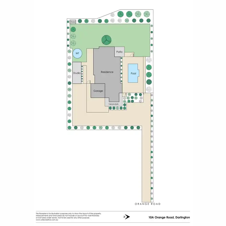 Floorplan of Homely house listing, 10A Orange Road, Darlington WA 6070