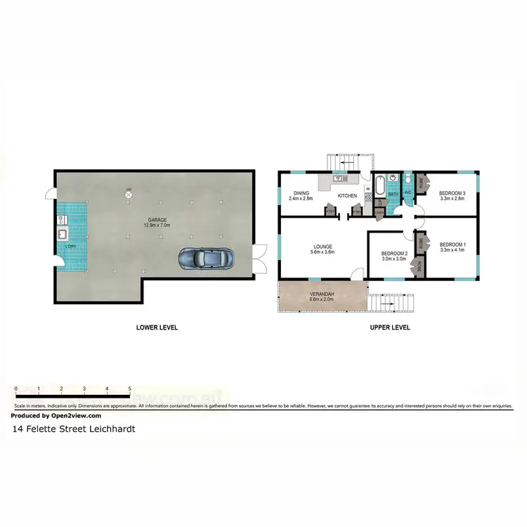 Floorplan of Homely house listing, 14 Felette Street, Leichhardt QLD 4305