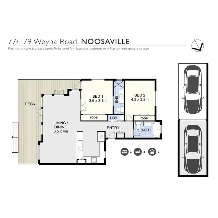 Floorplan of Homely unit listing, 77/179 Weyba Road, Noosaville QLD 4566