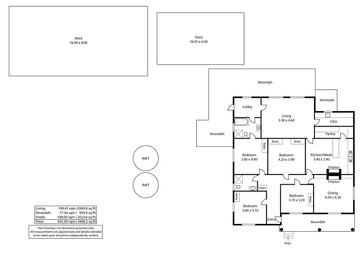 Floorplan of Homely house listing, 54 Gillentown Road, Gillentown SA 5453