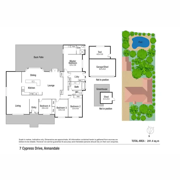 Floorplan of Homely house listing, 7 Cypress Drive, Annandale QLD 4814