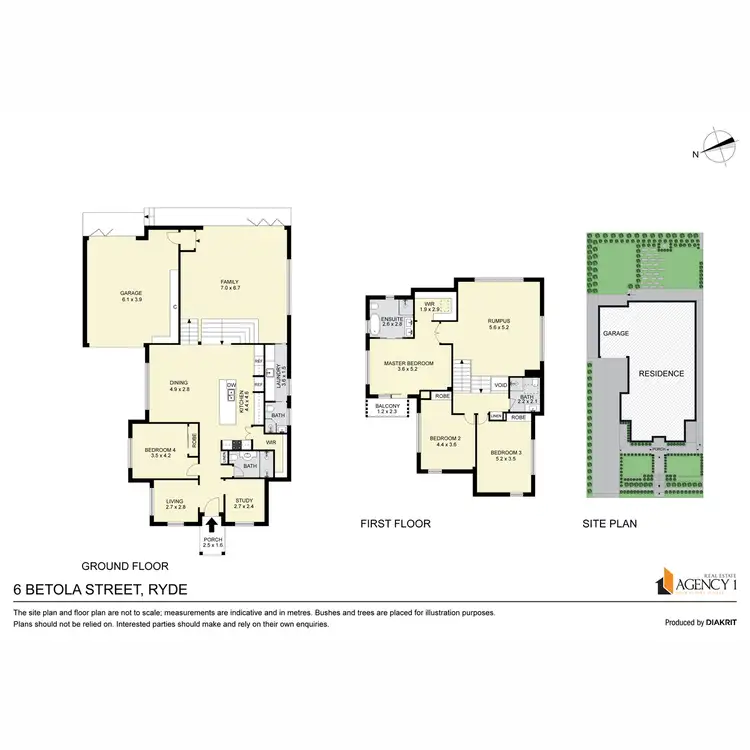 Floorplan of Homely house listing, 6 Betola Street, Ryde NSW 2112