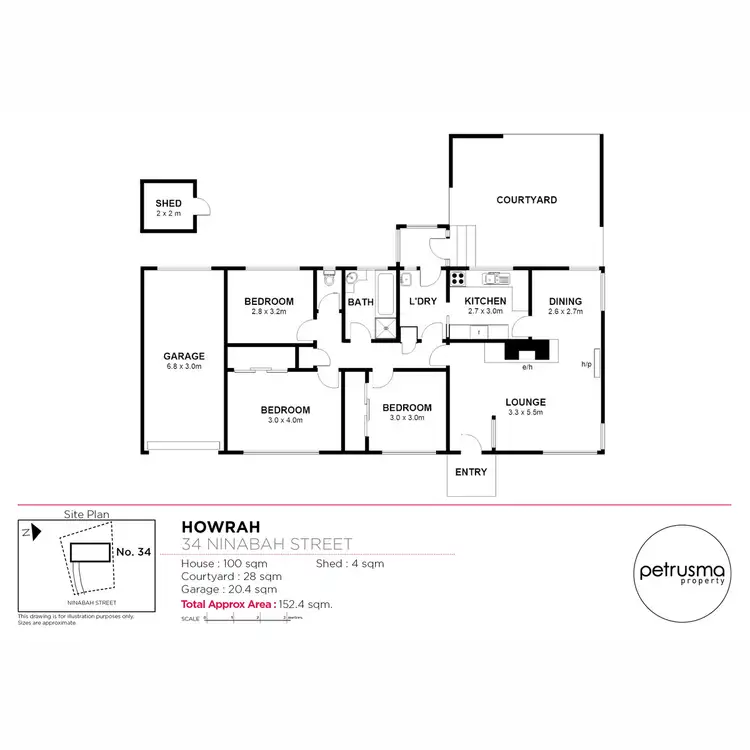 Floorplan of Homely house listing, 34 Ninabah Street, Howrah TAS 7018