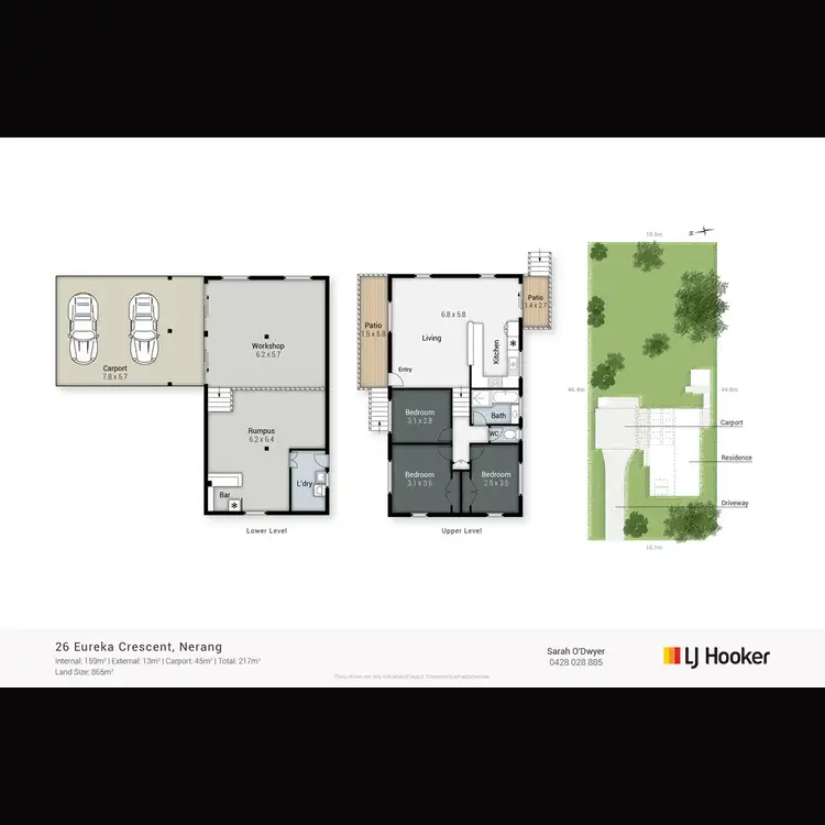 Floorplan of Homely house listing, 26 Eureka Crescent, Nerang QLD 4211