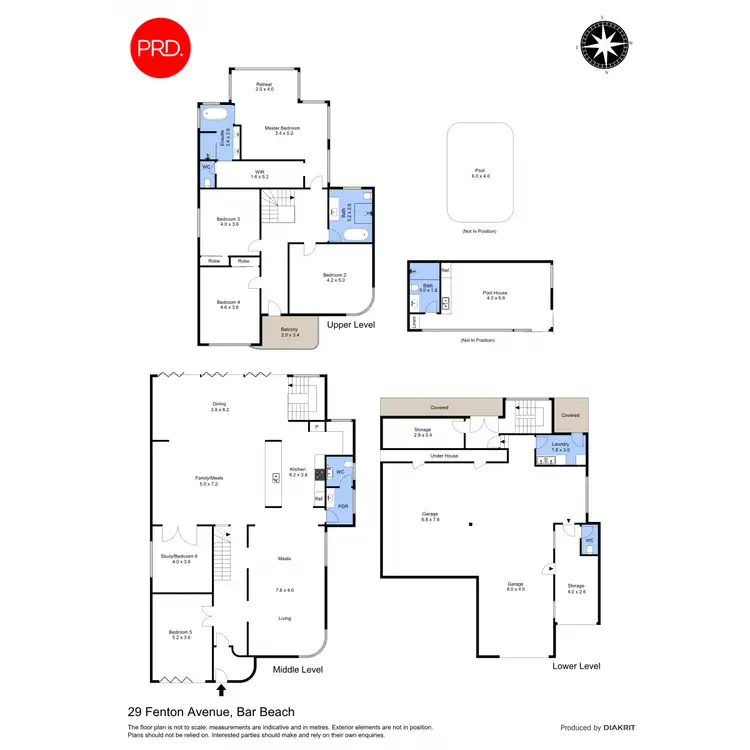 Floorplan of Homely house listing, 29 Fenton Avenue, Bar Beach NSW 2300