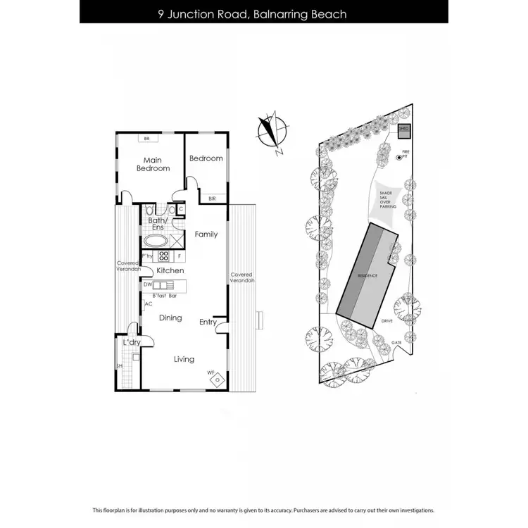 Floorplan of Homely house listing, 9 Junction Road, Balnarring Beach VIC 3926