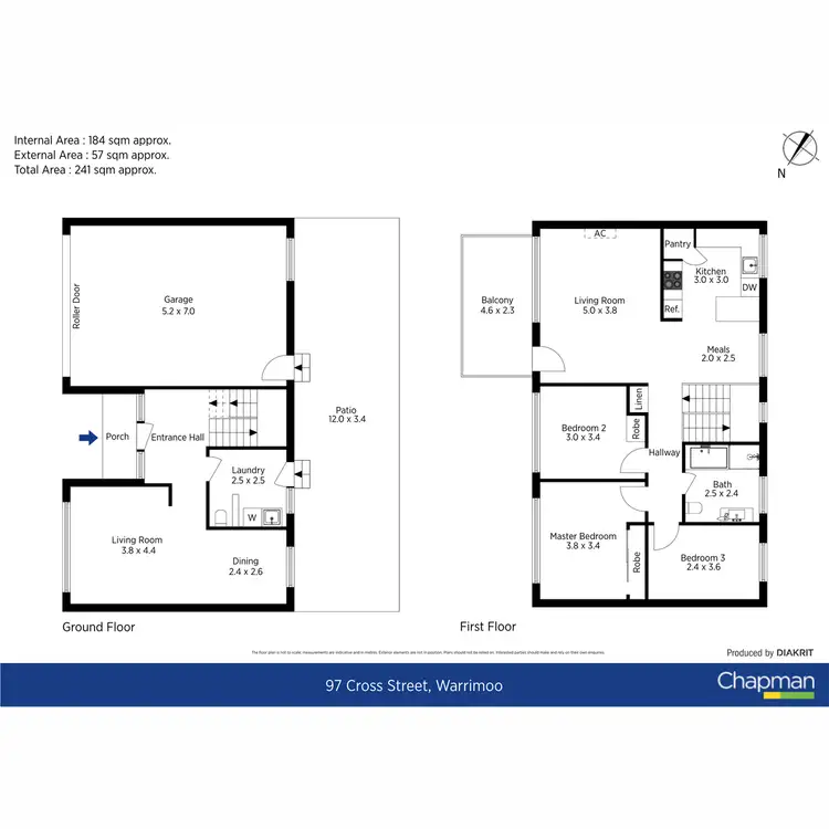 Floorplan of Homely house listing, 97 Cross Street, Warrimoo NSW 2774