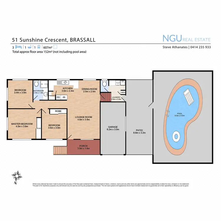 Floorplan of Homely house listing, 51 Sunshine Crescent, Brassall QLD 4305