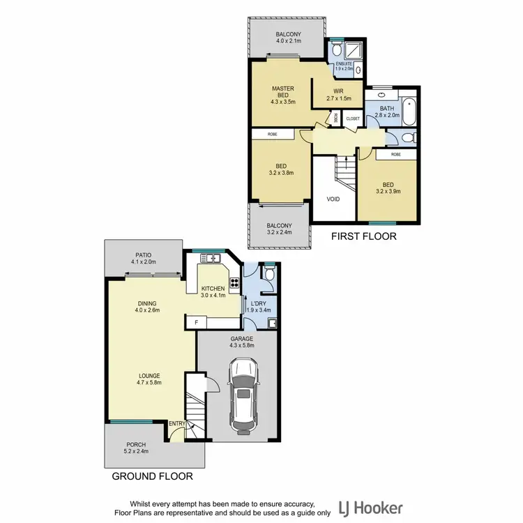 Floorplan of Homely townhouse listing, 28/30 Graham Road, Carseldine QLD 4034