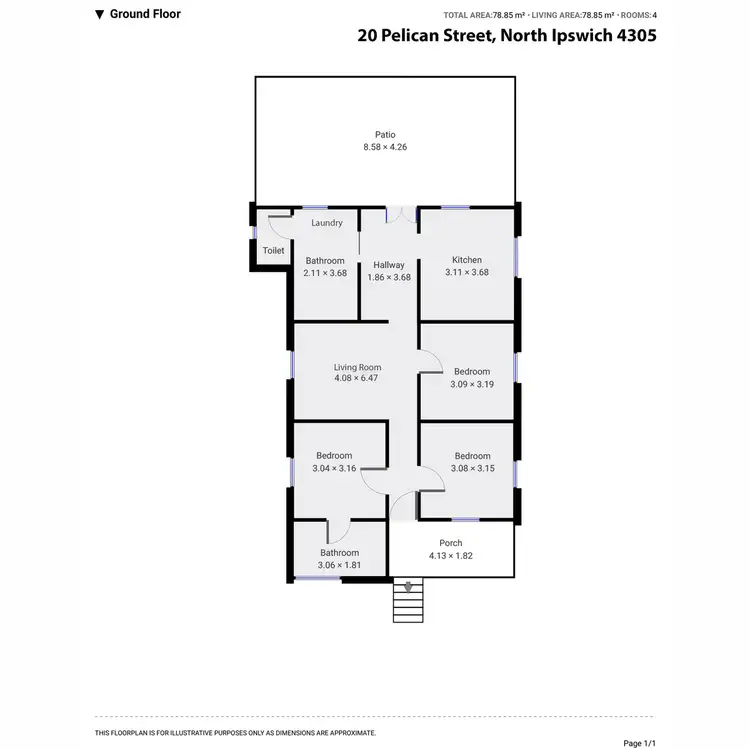 Floorplan of Homely house listing, 20 Pelican Street, North Ipswich QLD 4305