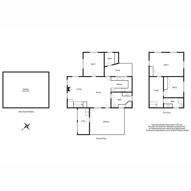 Floorplan of Homely house listing, 4 Purcell Drive, Merrijig VIC 3723