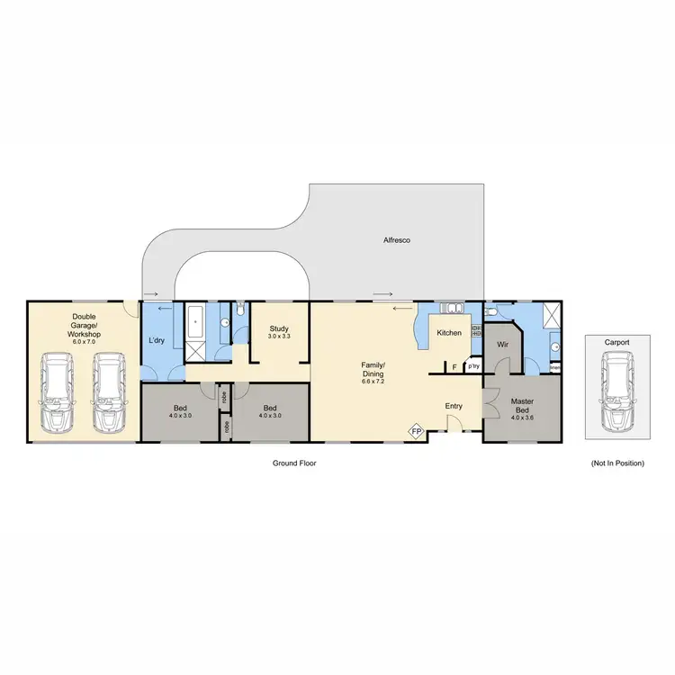 Floorplan of Homely house listing, 3 Nova Court, Safety Beach VIC 3936