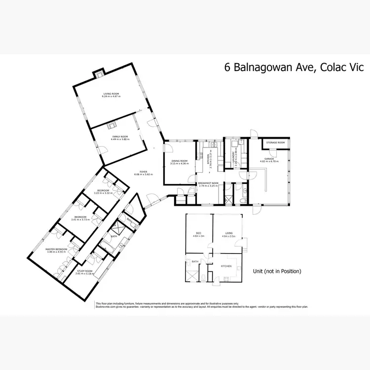 Floorplan of Homely house listing, 6 Balnagowan Avenue, Colac VIC 3250