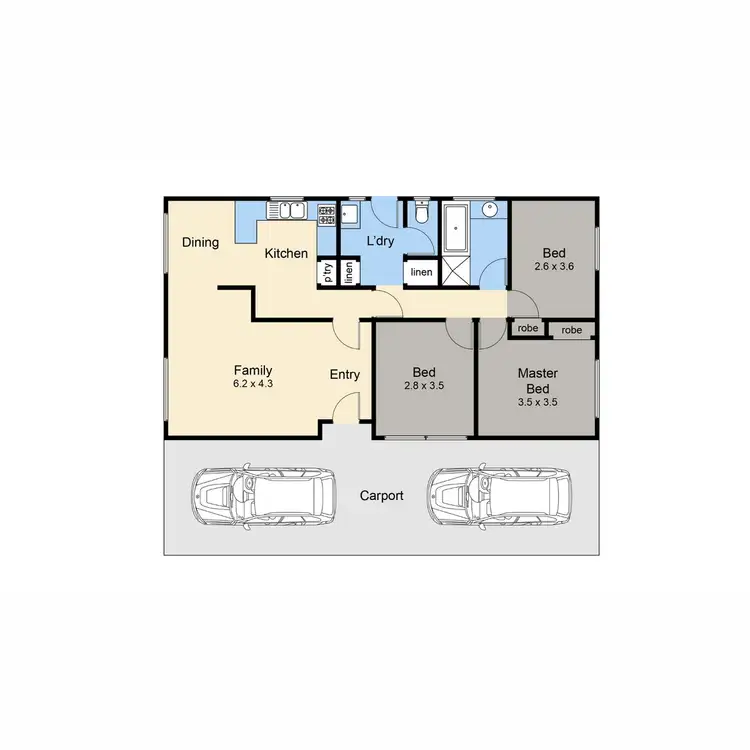 Floorplan of Homely house listing, 102 John Street, Tootgarook VIC 3941
