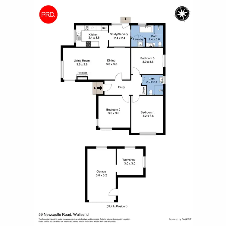 Floorplan of Homely house listing, 59 Newcastle Road, Wallsend NSW 2287