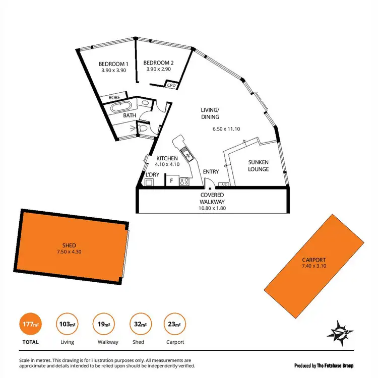 Floorplan of Homely house listing, 33 Gum Grove, Belair SA 5052