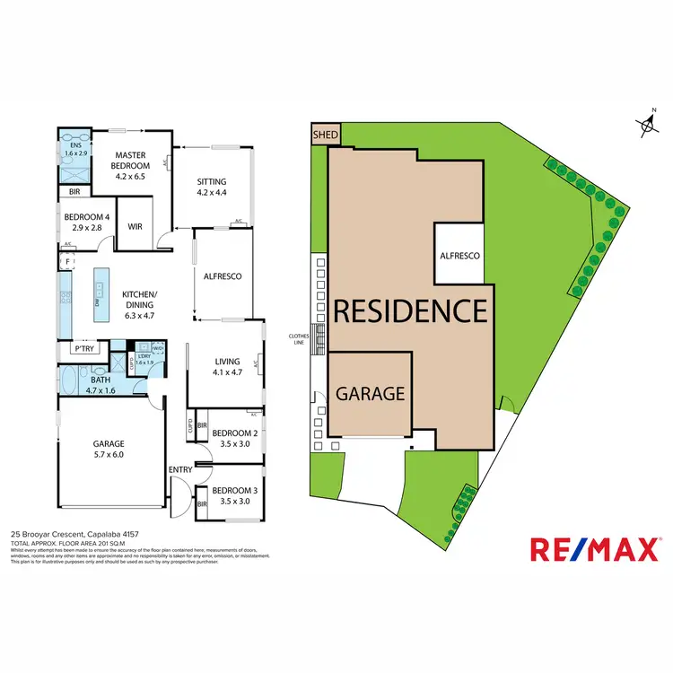 Floorplan of Homely house listing, 25 Brooyar Crescent, Capalaba QLD 4157