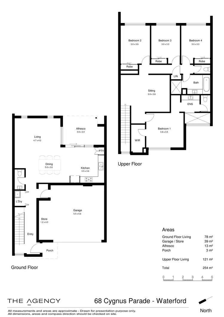Floorplan of Homely townhouse listing, 66 Cygnus Parade, Waterford WA 6152