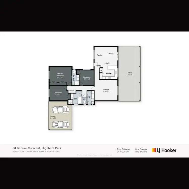 Floorplan of Homely house listing, 30 Balfour Crescent, Highland Park QLD 4211