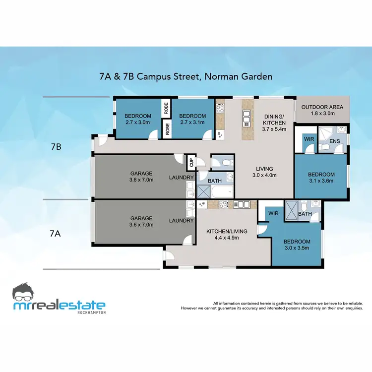 Floorplan of Homely house listing, 7 Campus Street, Norman Gardens QLD 4701