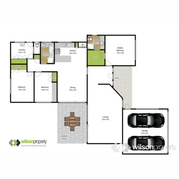 Floorplan of Homely house listing, 4 Alpine Close, Traralgon VIC 3844