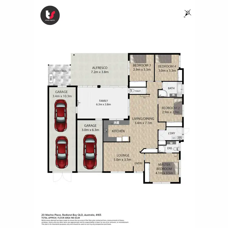 Floorplan of Homely house listing, 20 Mashie Place, Redland Bay QLD 4165