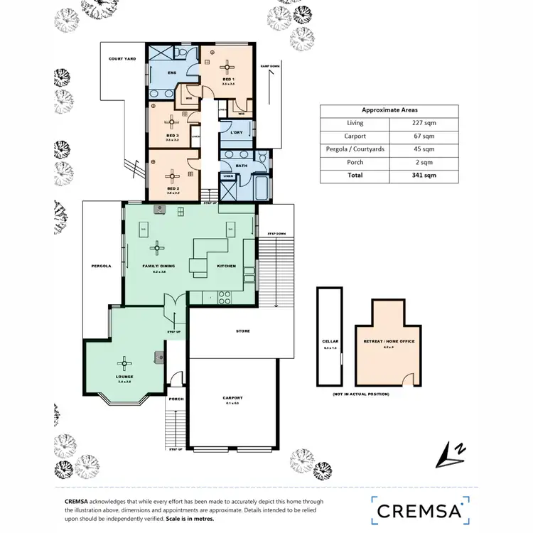 Floorplan of Homely house listing, 17 Tennant Court, Golden Grove SA 5125