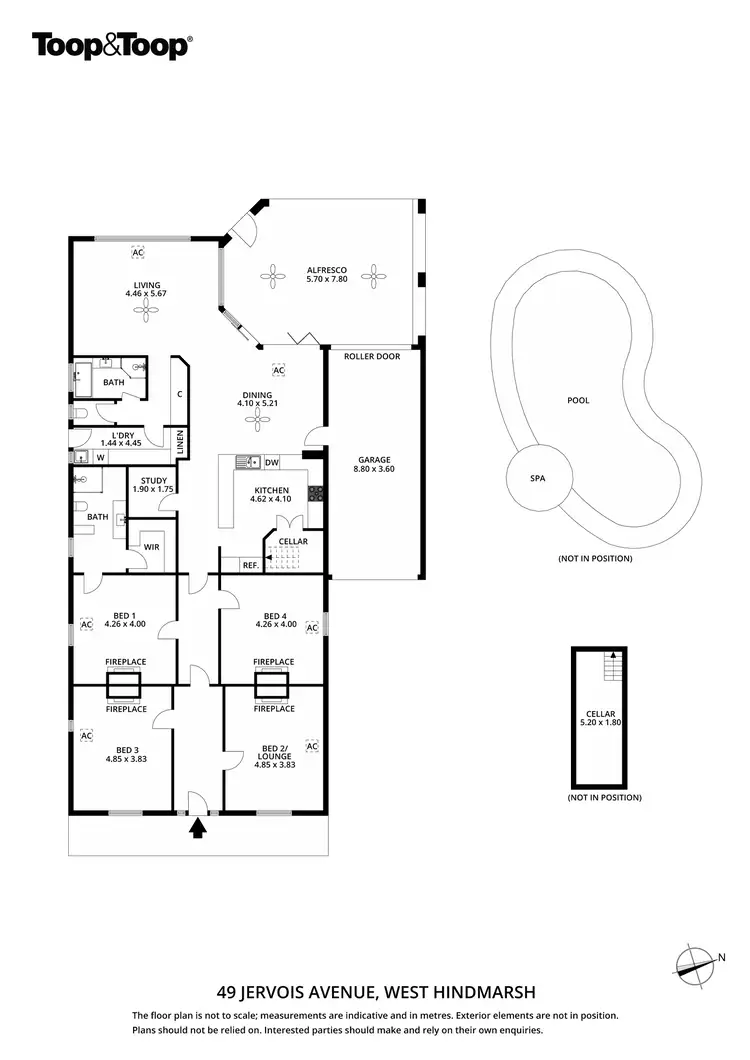 Floorplan of Homely house listing, 49 Jervois Avenue, West Hindmarsh SA 5007