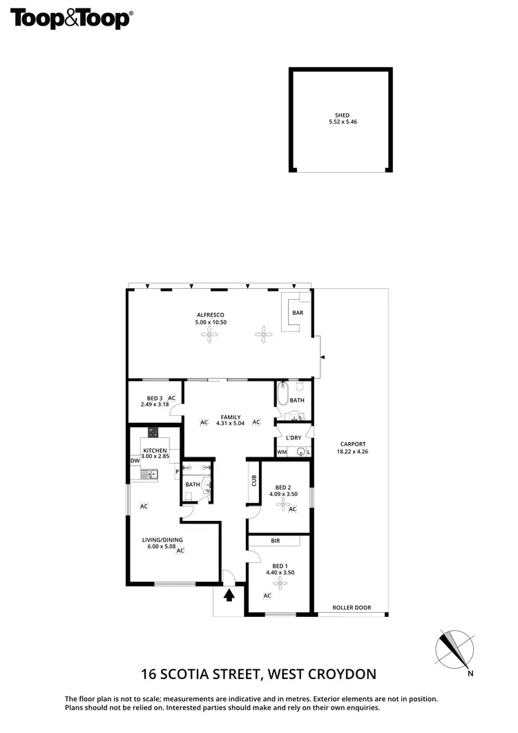 Floorplan of Homely house listing, 16 Scotia Street, West Croydon SA 5008