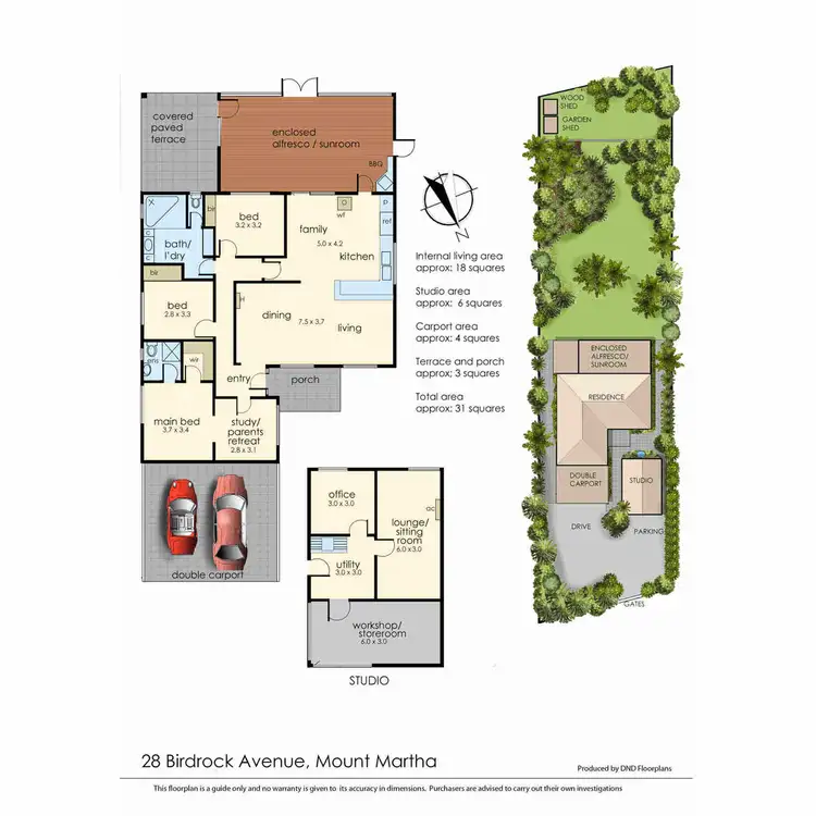 Floorplan of Homely house listing, 28 Birdrock Avenue, Mount Martha VIC 3934