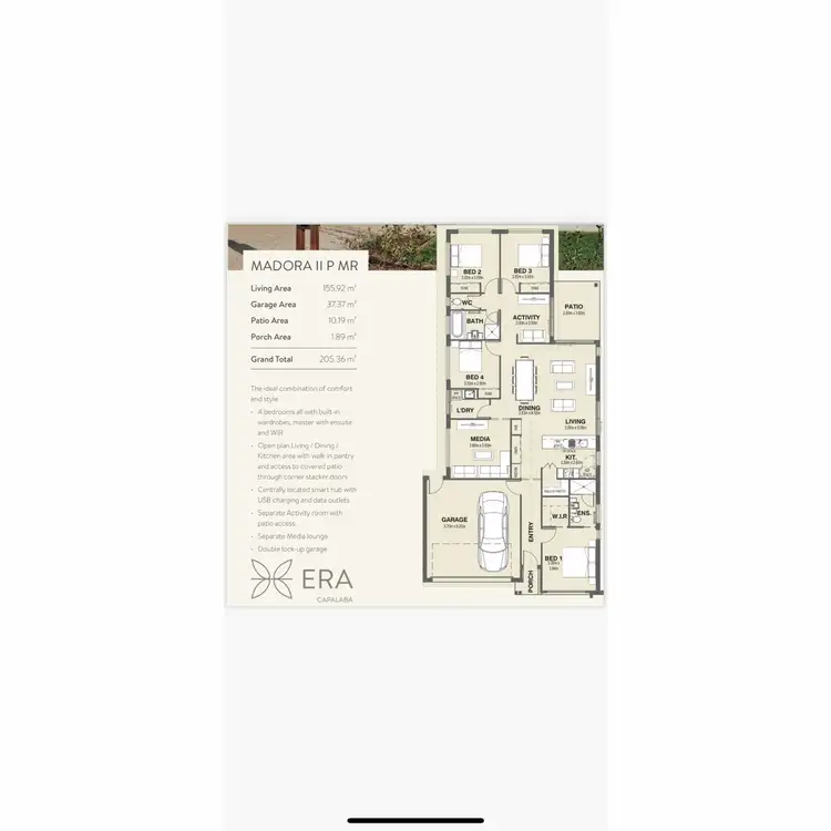 Floorplan of Homely house listing, 6 Moogerah Street, Capalaba QLD 4157