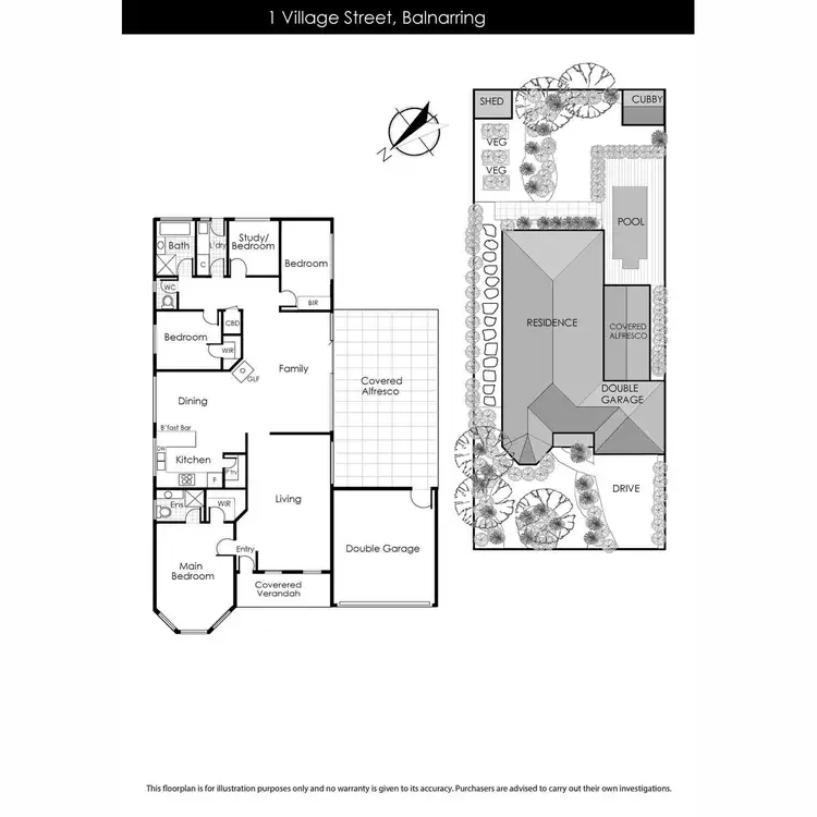 Floorplan of Homely house listing, 1 Village Street, Balnarring VIC 3926