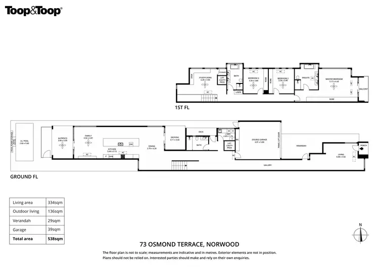 Floorplan of Homely house listing, 73 Osmond Terrace, Norwood SA 5067