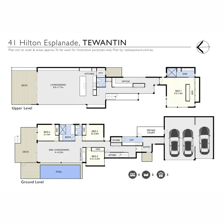 Floorplan of Homely house listing, 41 Hilton Esplanade, Tewantin QLD 4565
