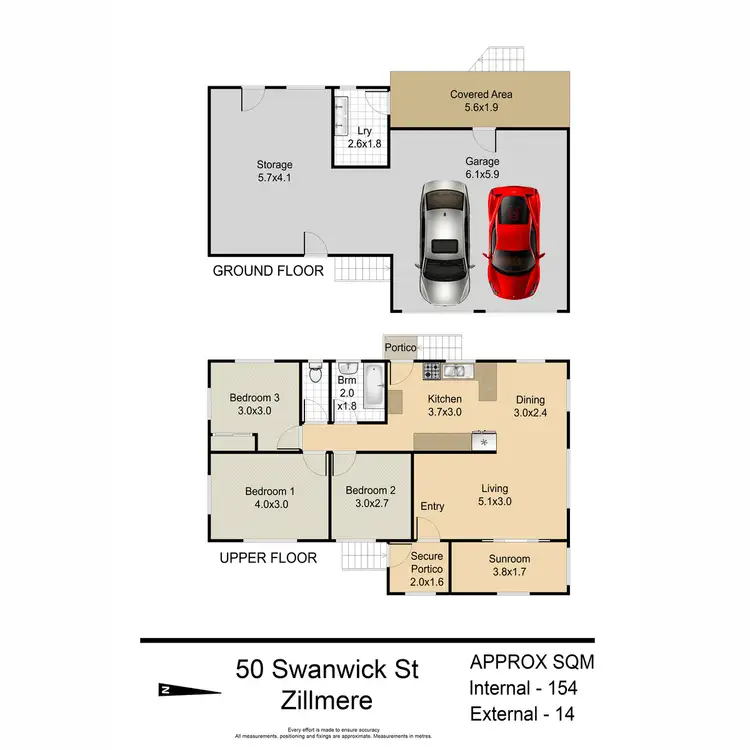 Floorplan of Homely house listing, 50 Swanwick Street, Zillmere QLD 4034