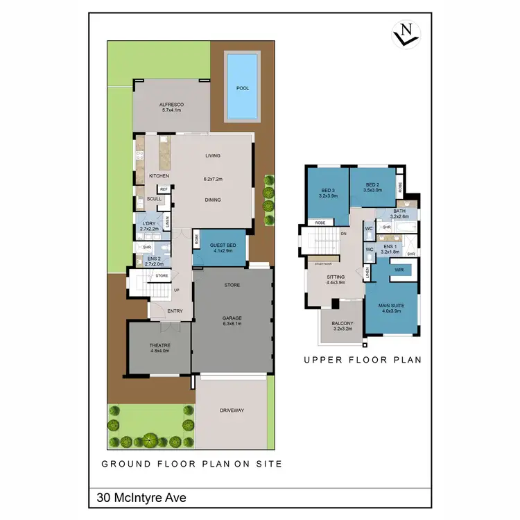Floorplan of Homely house listing, 30 McIntyre Avenue, Burns Beach WA 6028