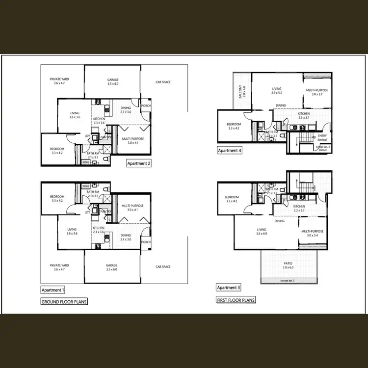 Floorplan of Homely apartment listing, 3/75 Mortlake Road, Warrnambool VIC 3280