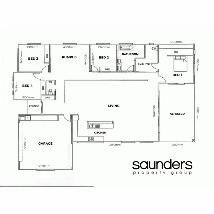 Floorplan of Homely house listing, 10 Hyatt Court, Riverside TAS 7250