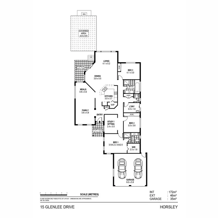 Floorplan of Homely house listing, 15 Glenlee Drive, Horsley NSW 2530