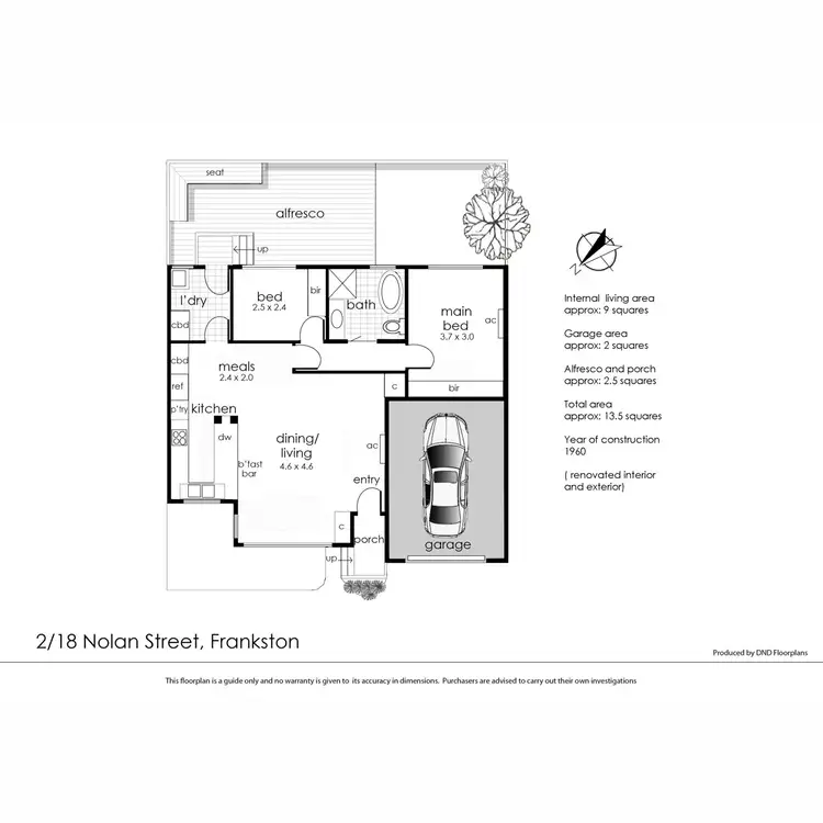 Floorplan of Homely unit listing, 2/18 Nolan Street, Frankston VIC 3199