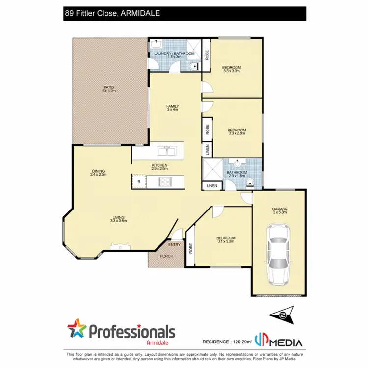 Floorplan of Homely house listing, 89 Fittler Close, Armidale NSW 2350