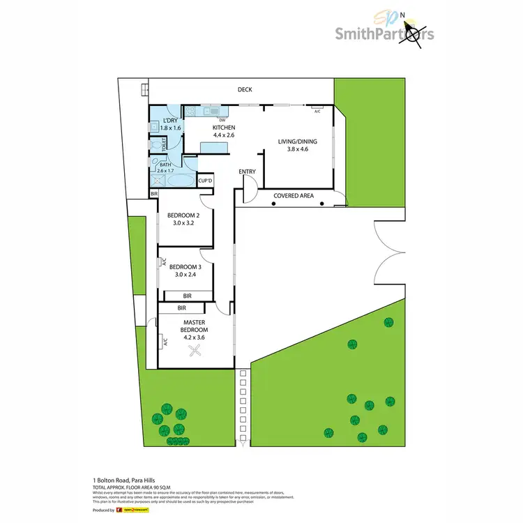 Floorplan of Homely house listing, 1 Bolton Road, Para Hills SA 5096