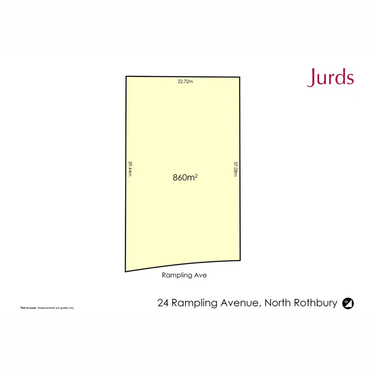 Floorplan of Homely land listing, 24 Rampling Avenue (Huntlee), North Rothbury NSW 2335