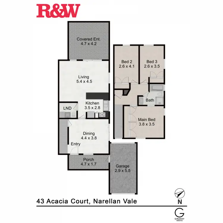 Floorplan of Homely house listing, 43 Acacia Court, Narellan Vale NSW 2567